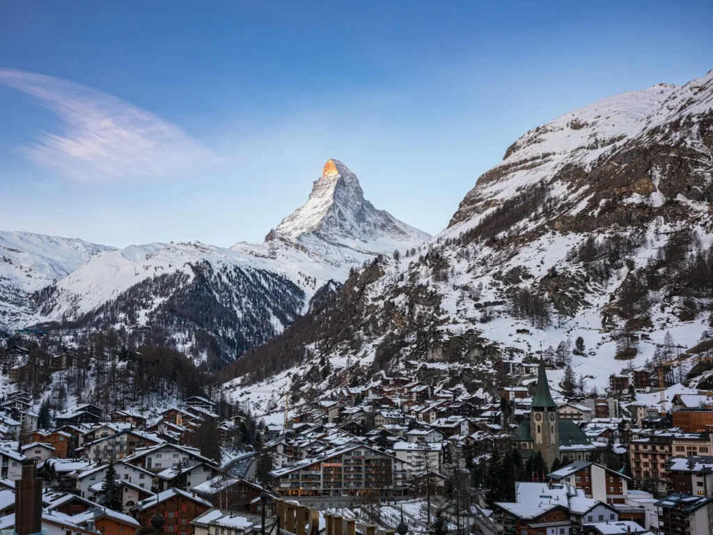 冬季運動-滑雪-瑞士策馬特（馬特洪峰）