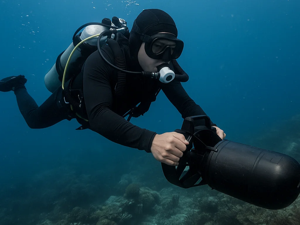 水上運動-潛水-推進器示意圖