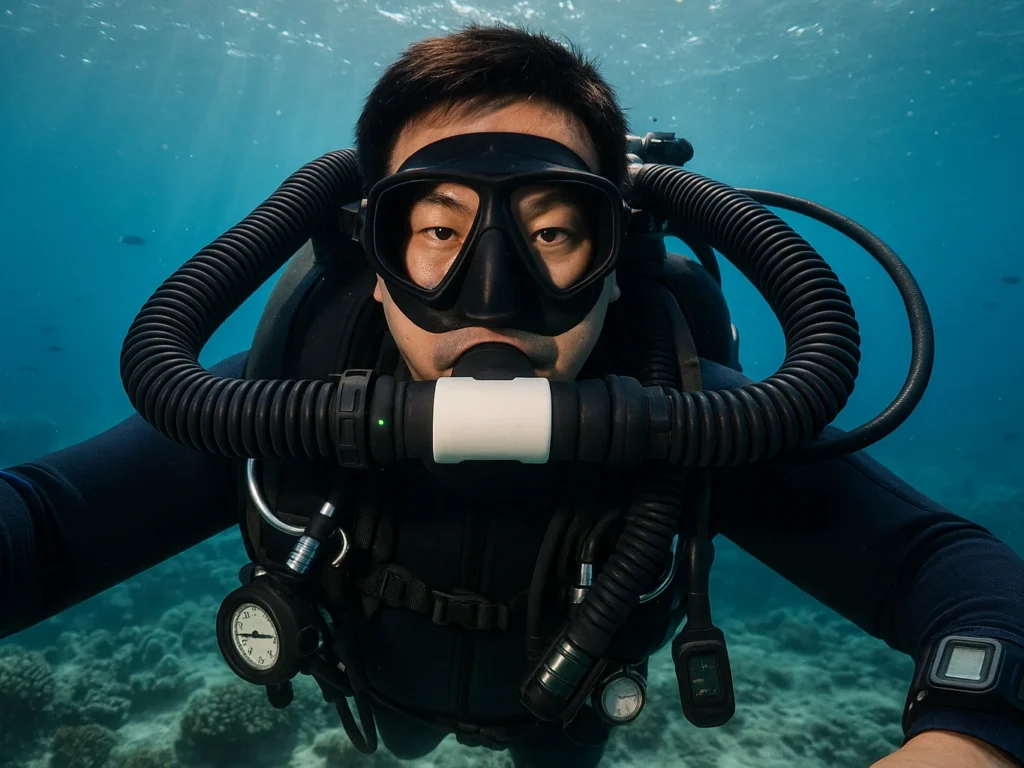 水上運動-潛水-閉路呼吸器示意圖
