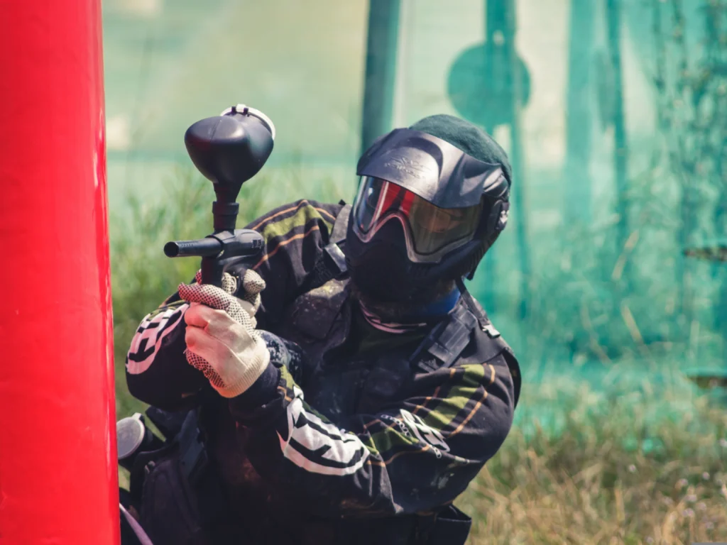 戶外運動課程活動圖-漆彈1